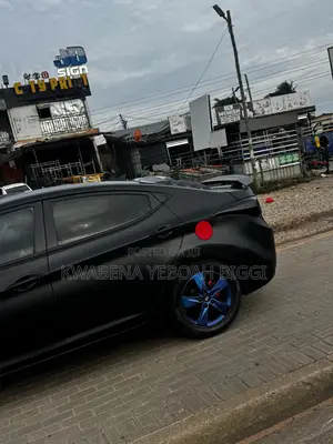 Hyundai Elantra 2013 Matt Black