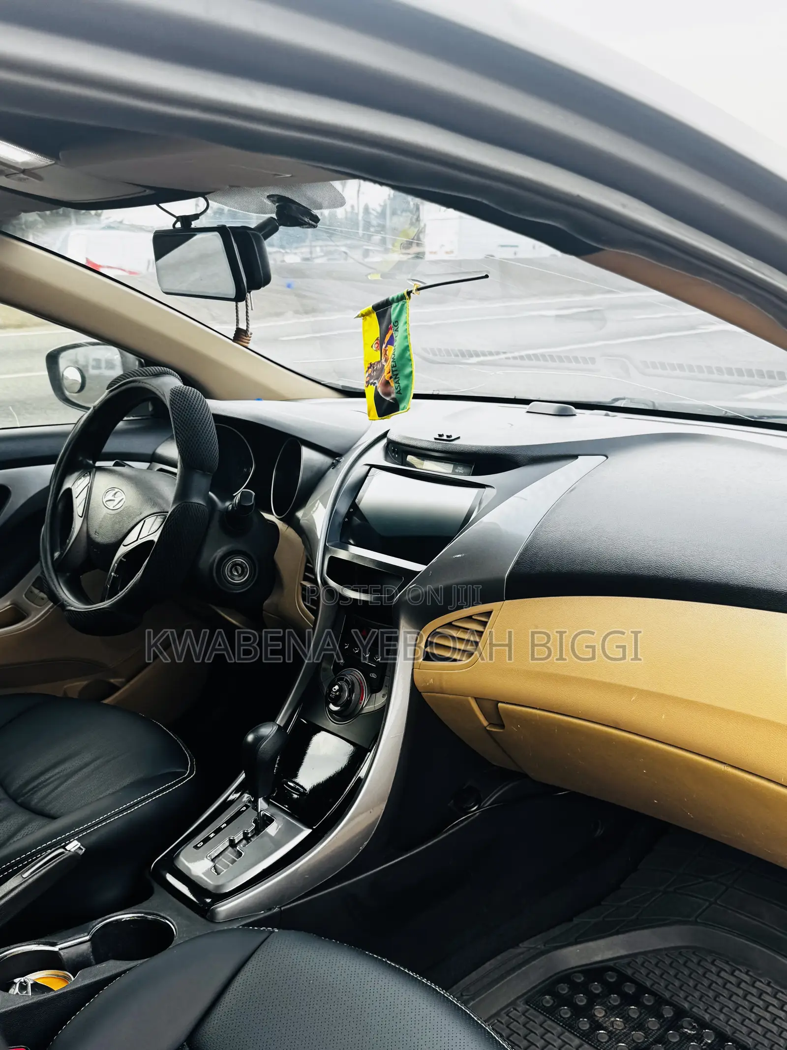 Hyundai Elantra 2013 Matt Black