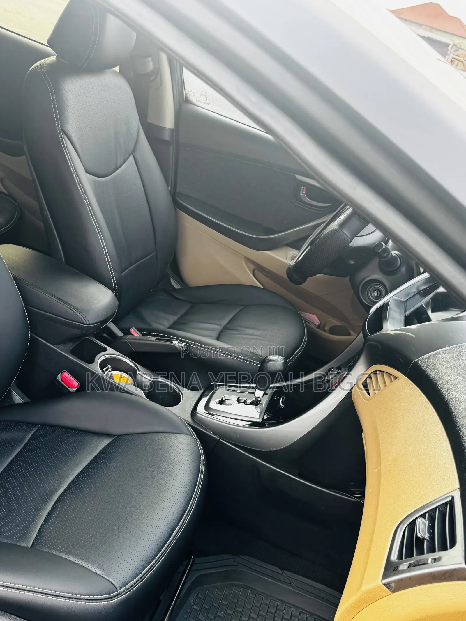 Hyundai Elantra 2013 Matt Black