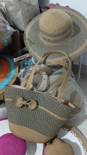Summer/Woven Bag With Hat 