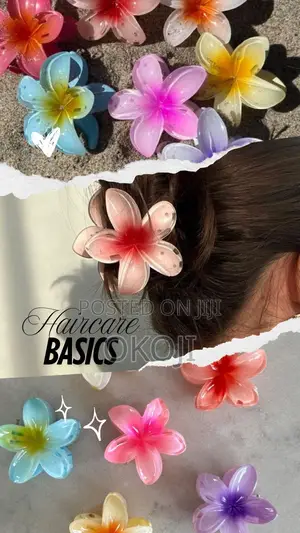 Floral Claw Clip