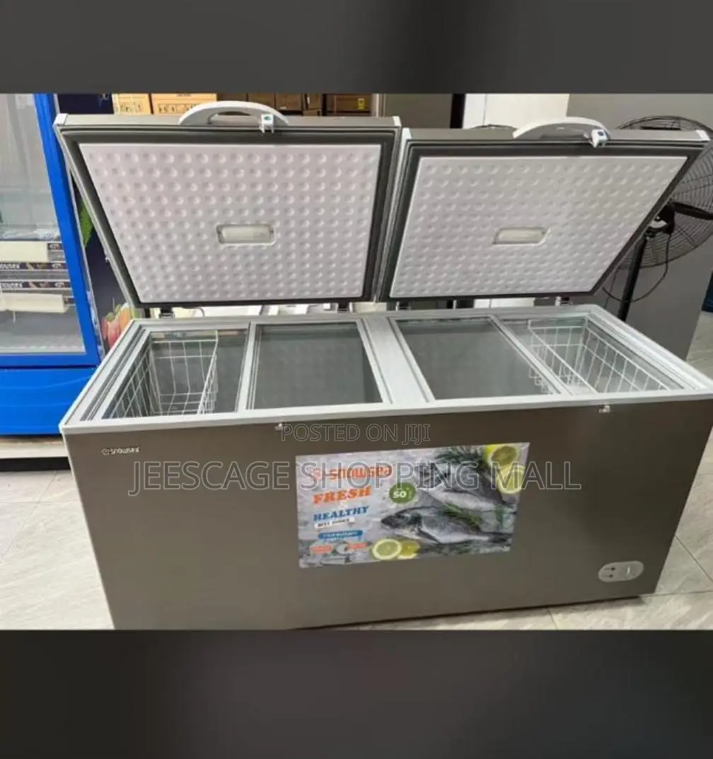 Snowsea Dual Lid Glass Top Commercial Chest Freezer
