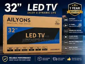 Ailyons 32" Hd Led Tv (Model Les3200w-M)