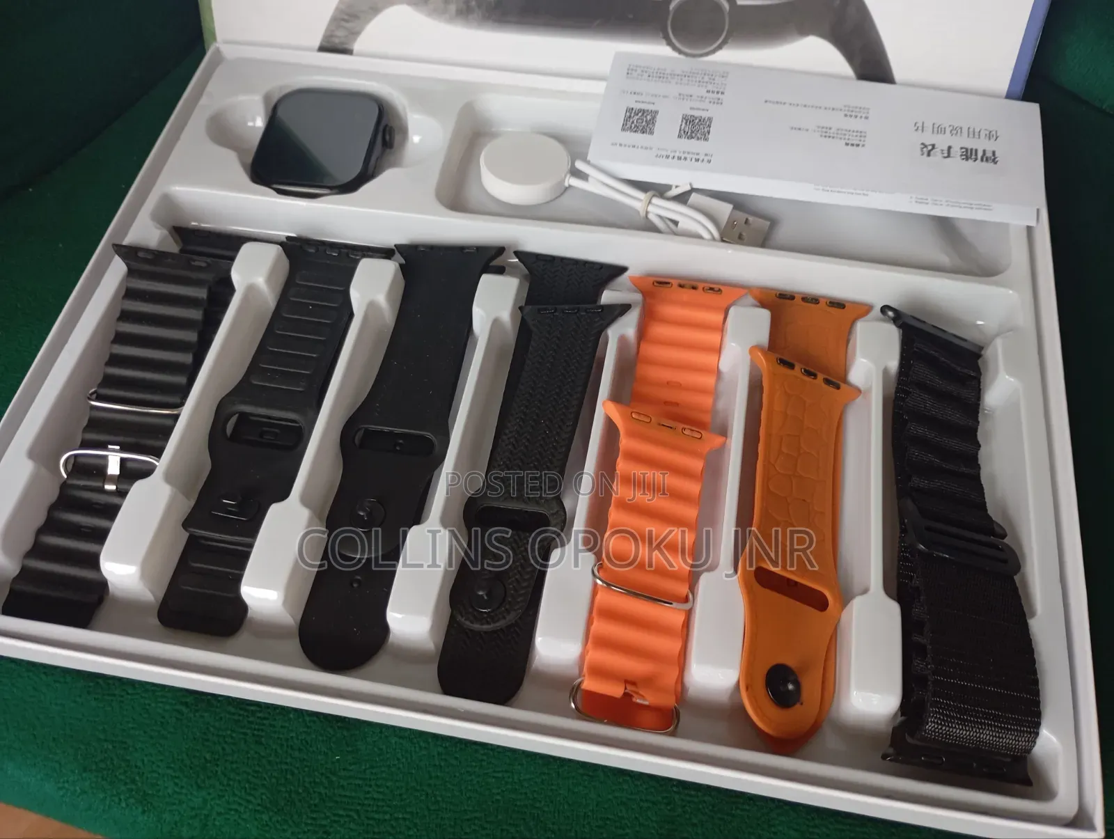 Ultra S30 Pro Max Series 11 (7-in-1) Straps Combo - Black