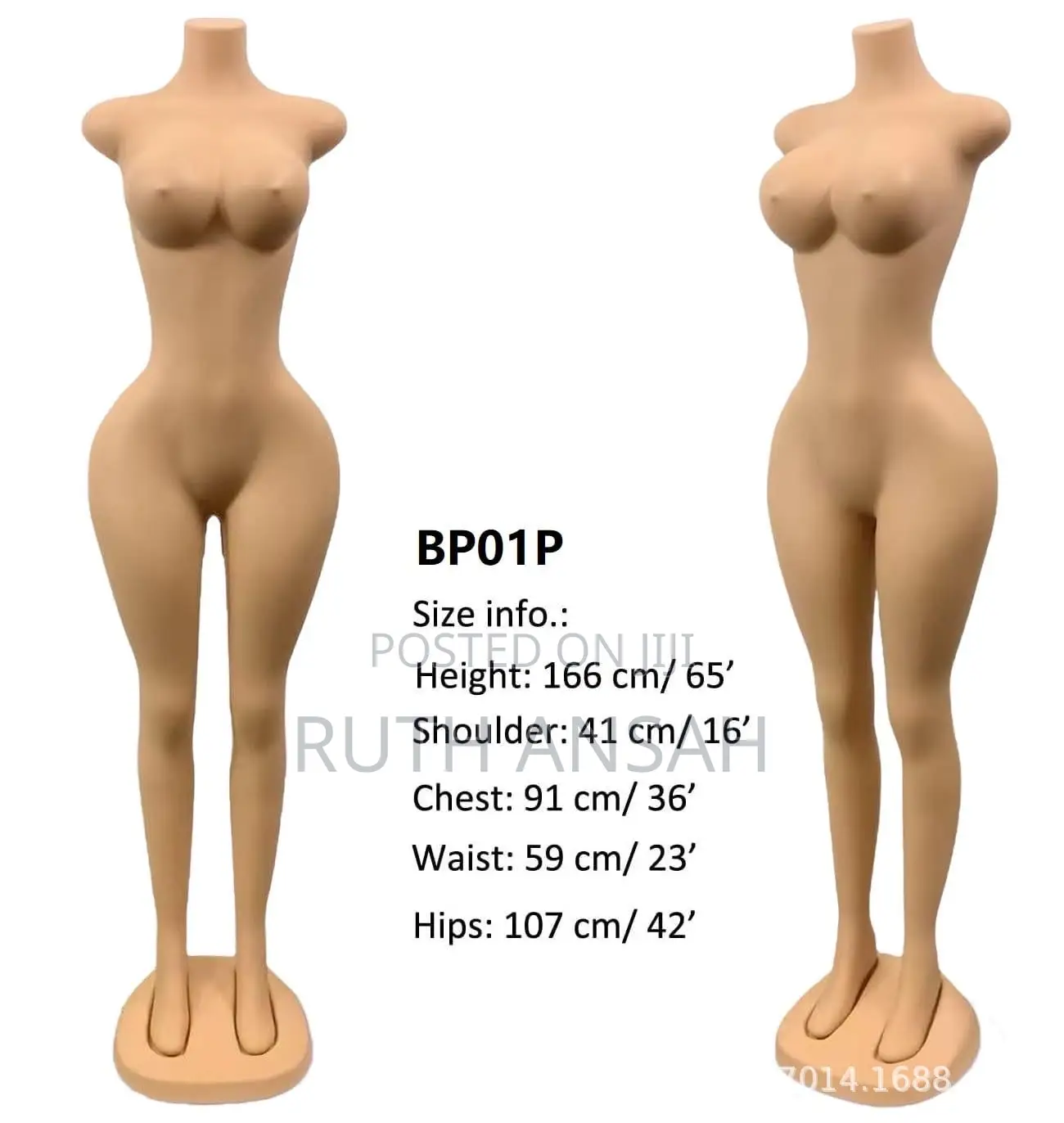 Plus Size Plastic Mannequin