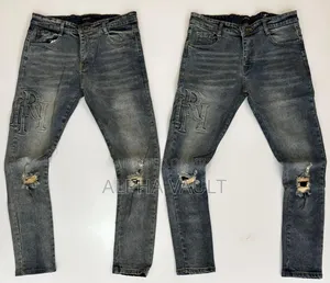 Men's Distressed Jeans-Alpha Vault