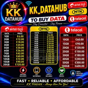 1gb Data Bundle for GHS 6.00 | Kk Datahub