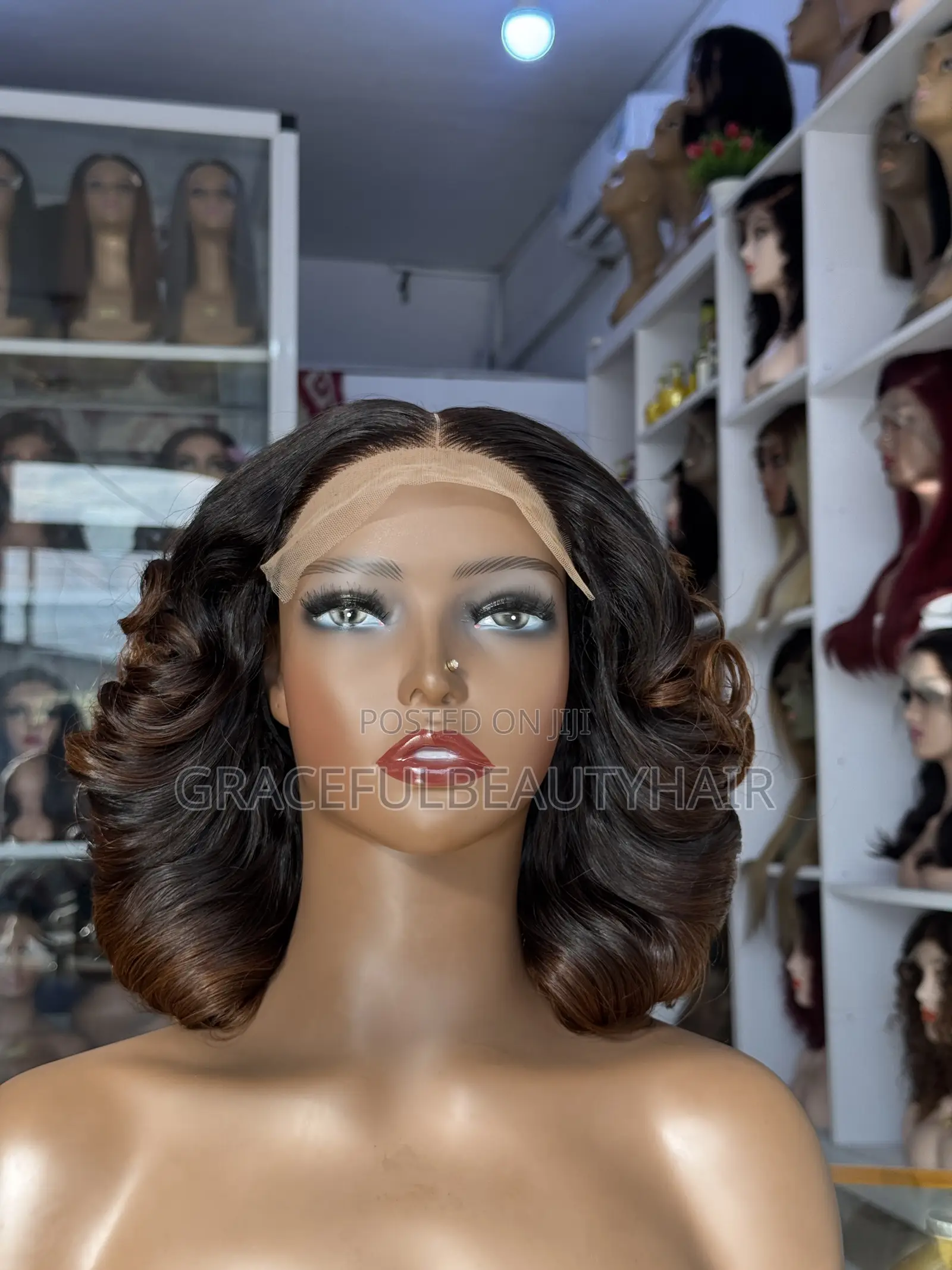 10 Inches 2 Toned SDD Bouncy Brown Tip With 5x5