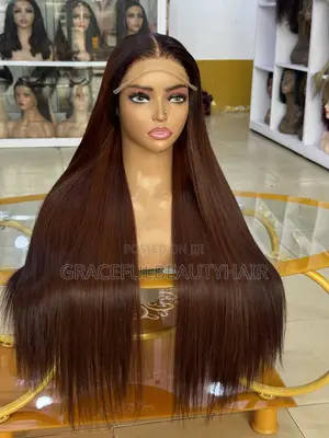 26 Inches Medium Brown Bone Straight With 5x5 Closure