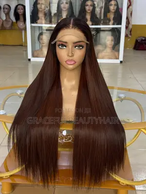 26 Inches Medium Brown Bone Straight With 5x5 Closure