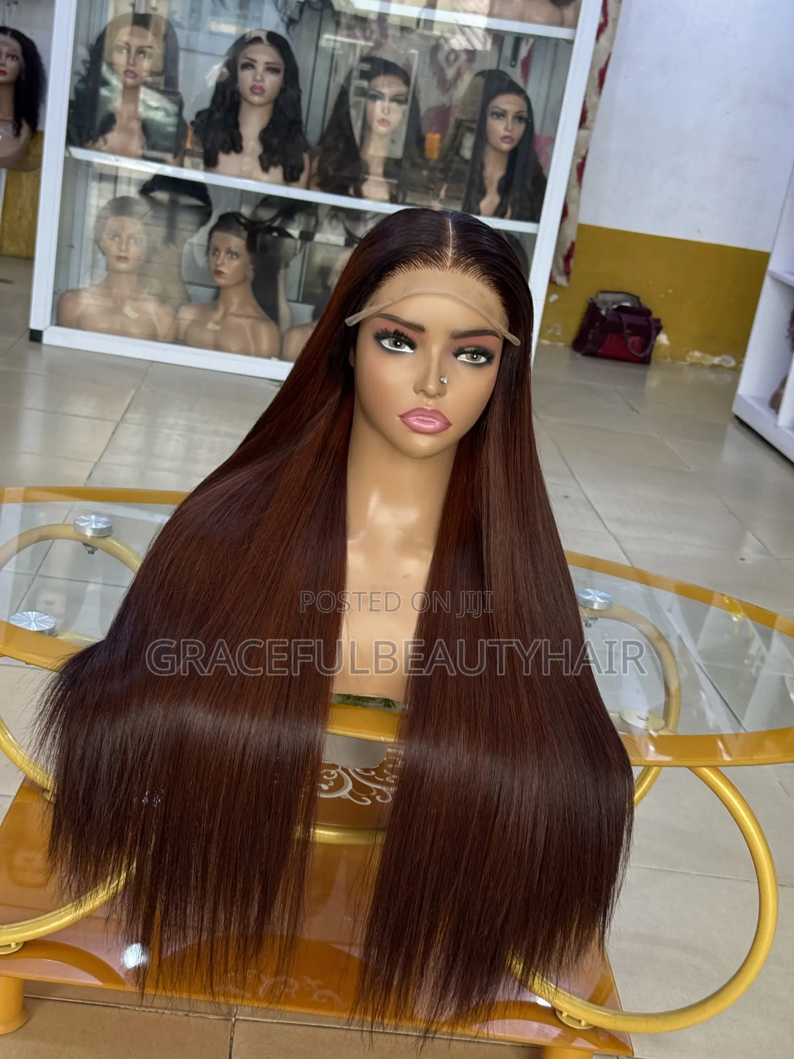 26 Inches Medium Brown Bone Straight With 5x5 Closure