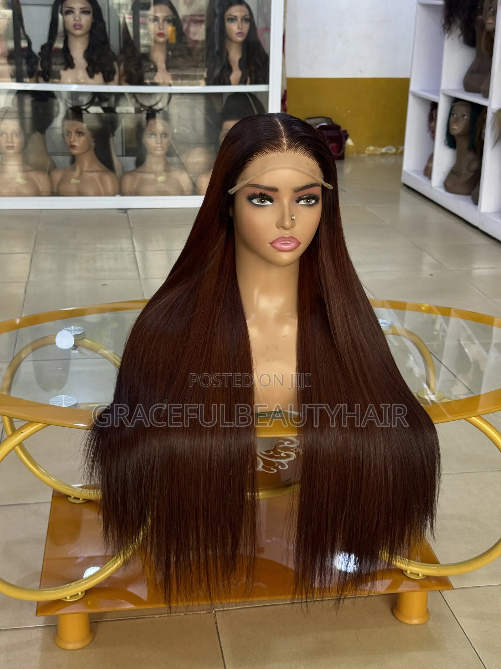 26 Inches Medium Brown Bone Straight With 5x5 Closure