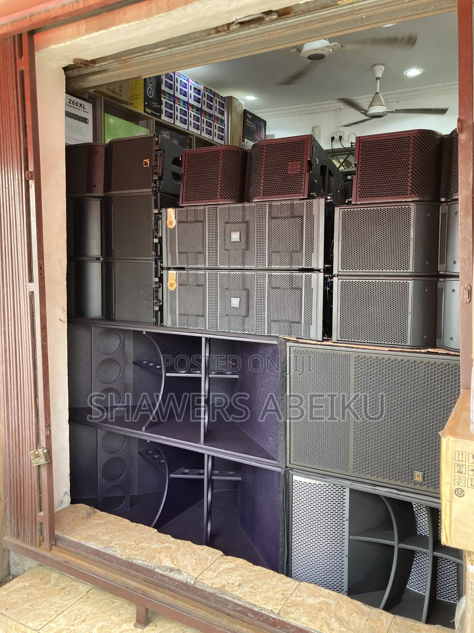 Line Array and Subwoofers