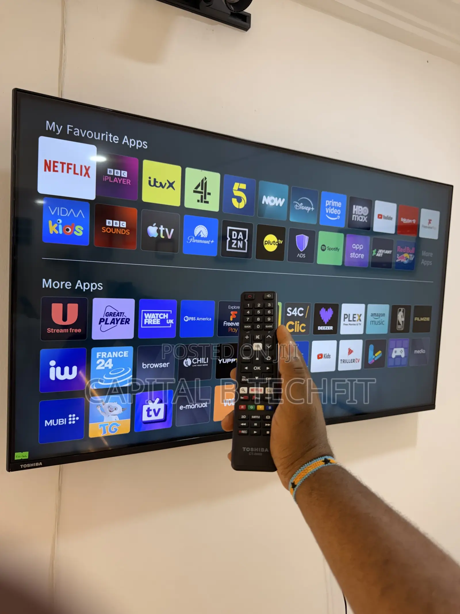 50inches Toshiba Vidaa 2024 Model . Digital Satellite Smart TV