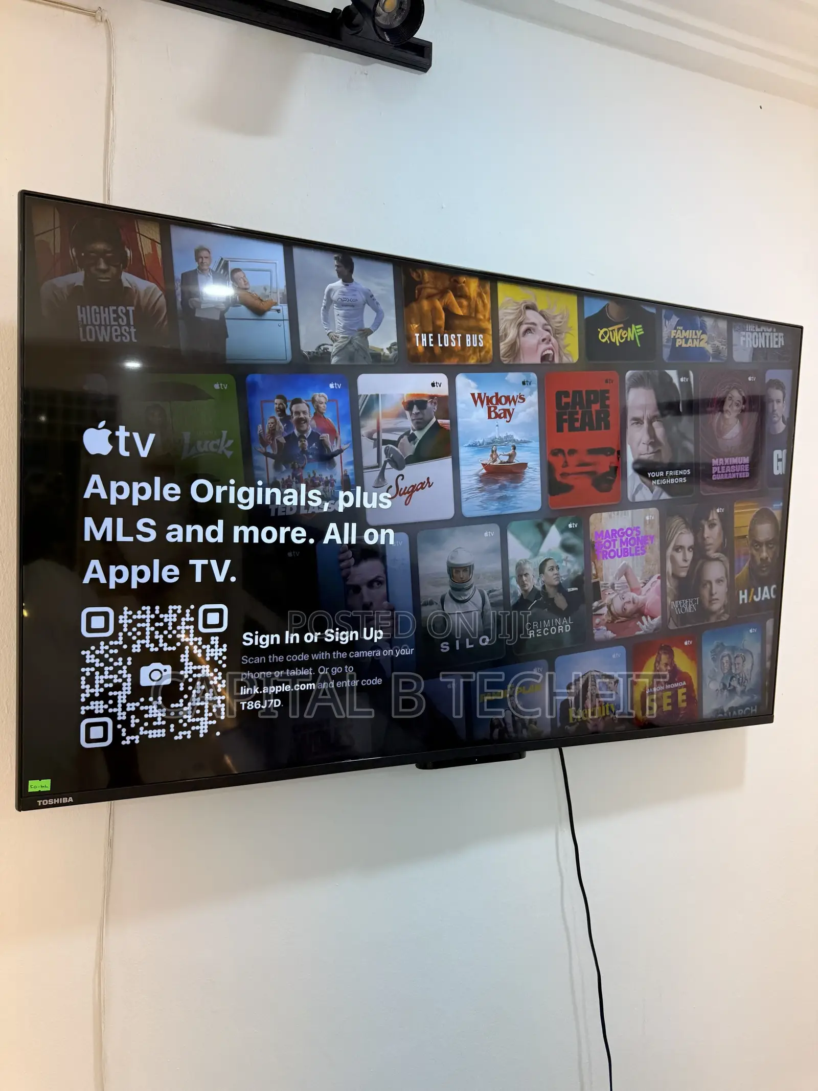 50inches Toshiba Vidaa 2024 Model . Digital Satellite Smart TV