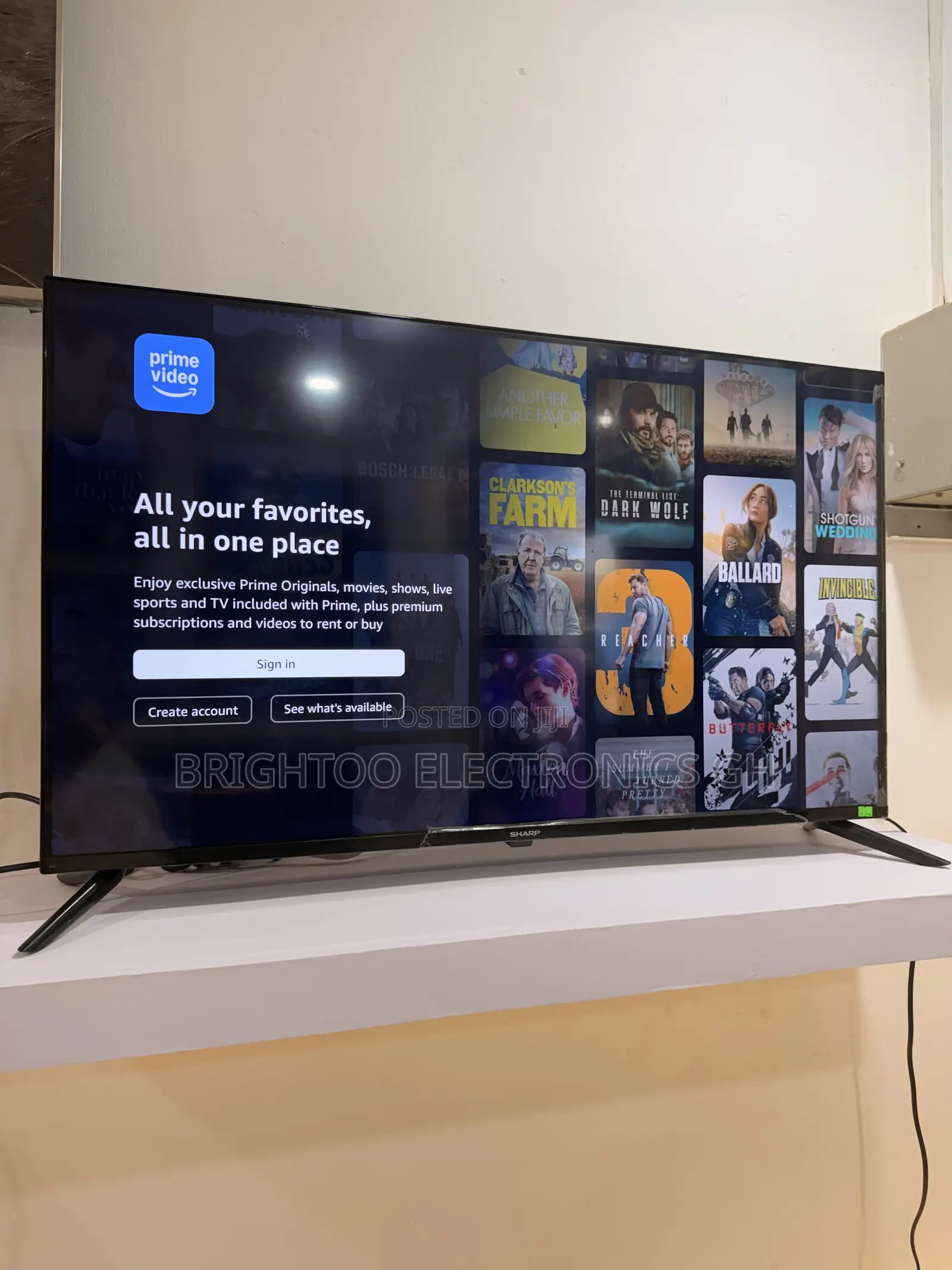 43inches Full Digital Satellite Android Ultra Hd Led Smart Sharp Tv