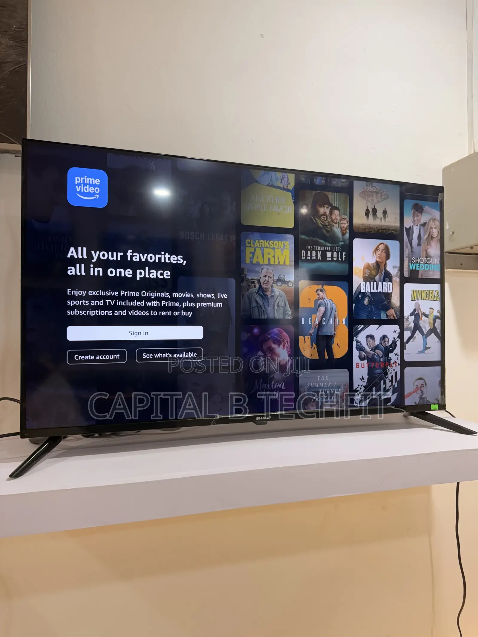 43inches Full Digital Satellite Android Ultra Hd Led Smart Sharp Tv