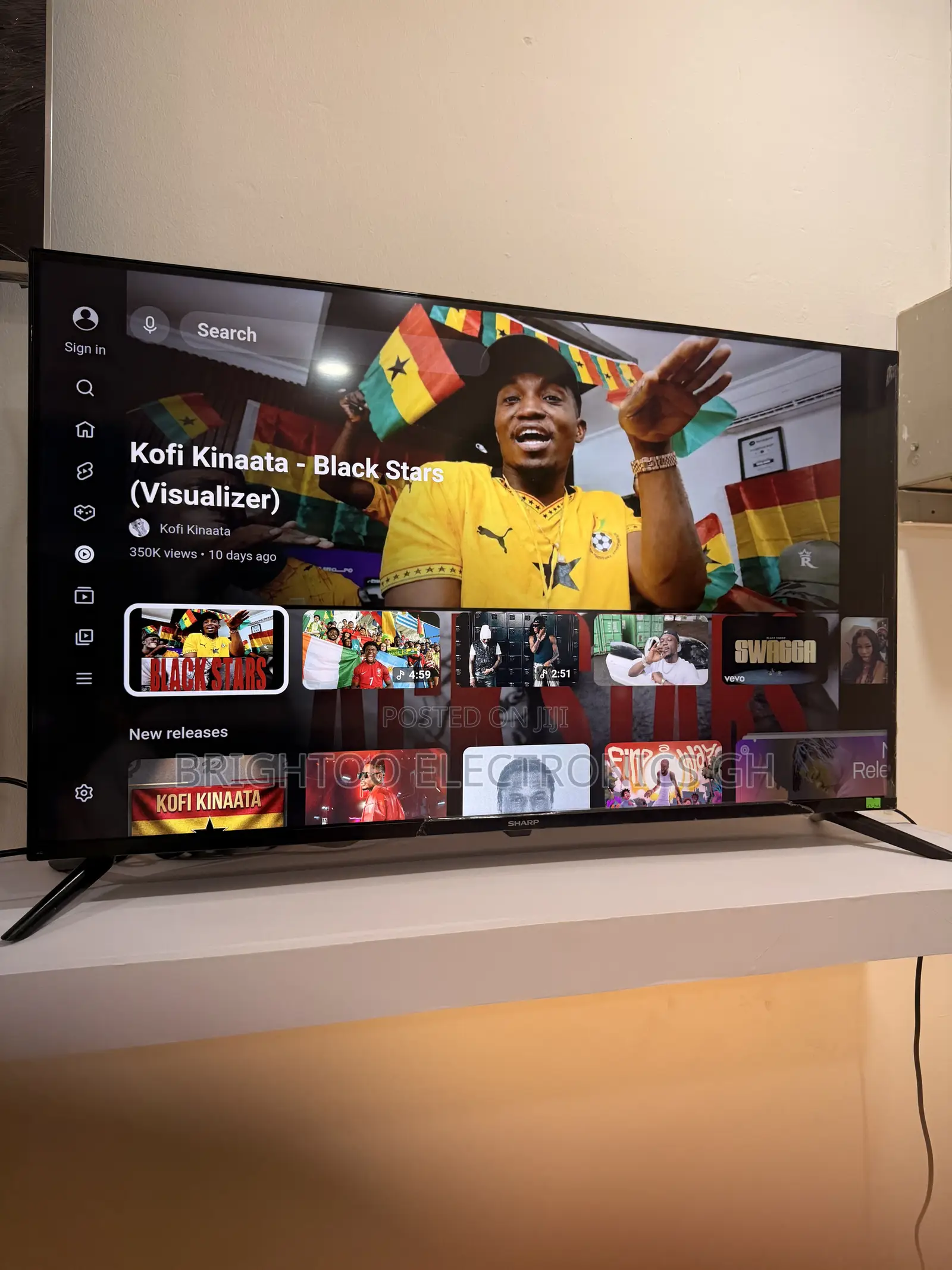 43inches Full Digital Satellite Android Ultra Hd Led Smart Sharp Tv