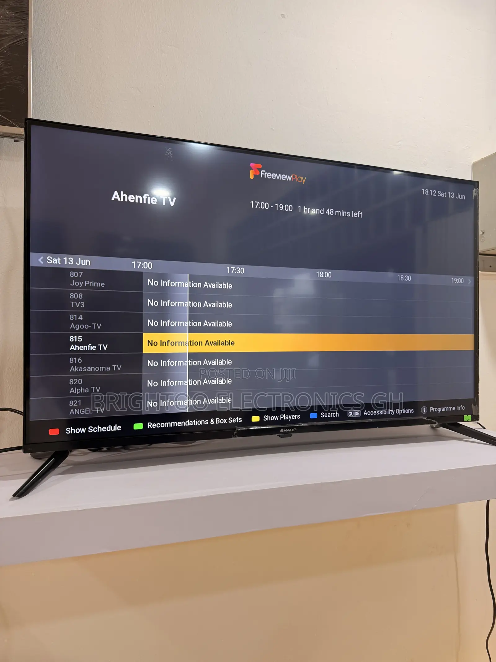 43inches Full Digital Satellite Android Ultra Hd Led Smart Sharp Tv