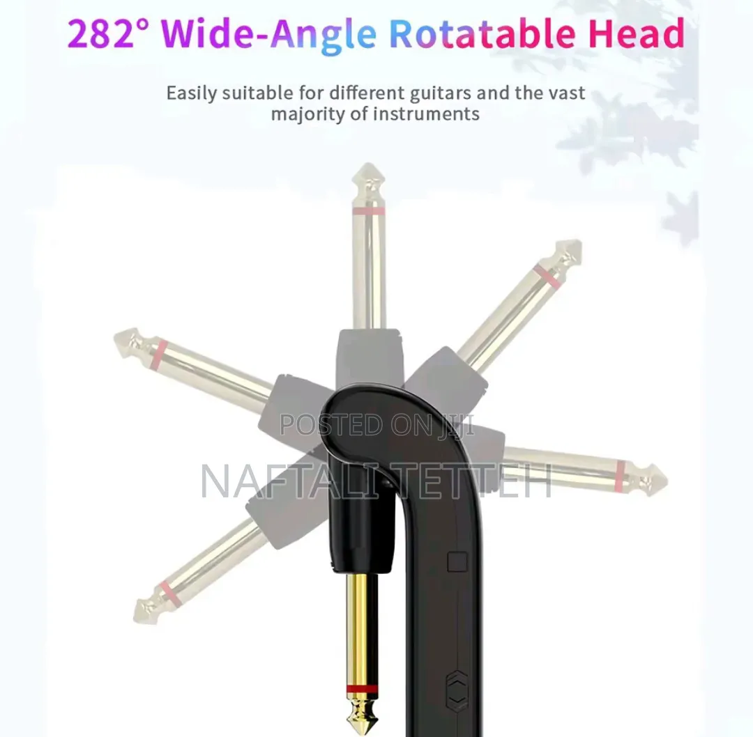 Wireless Guitar and Audio Jac Transmitter
