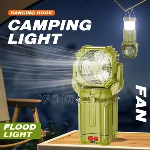 3 in 1 Rechargeable/Solar Lights Fan