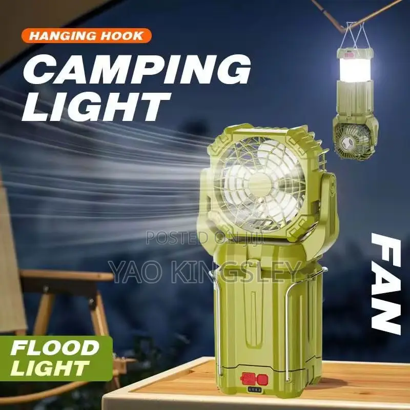 3 in 1 Rechargeable/Solar Lights Fan