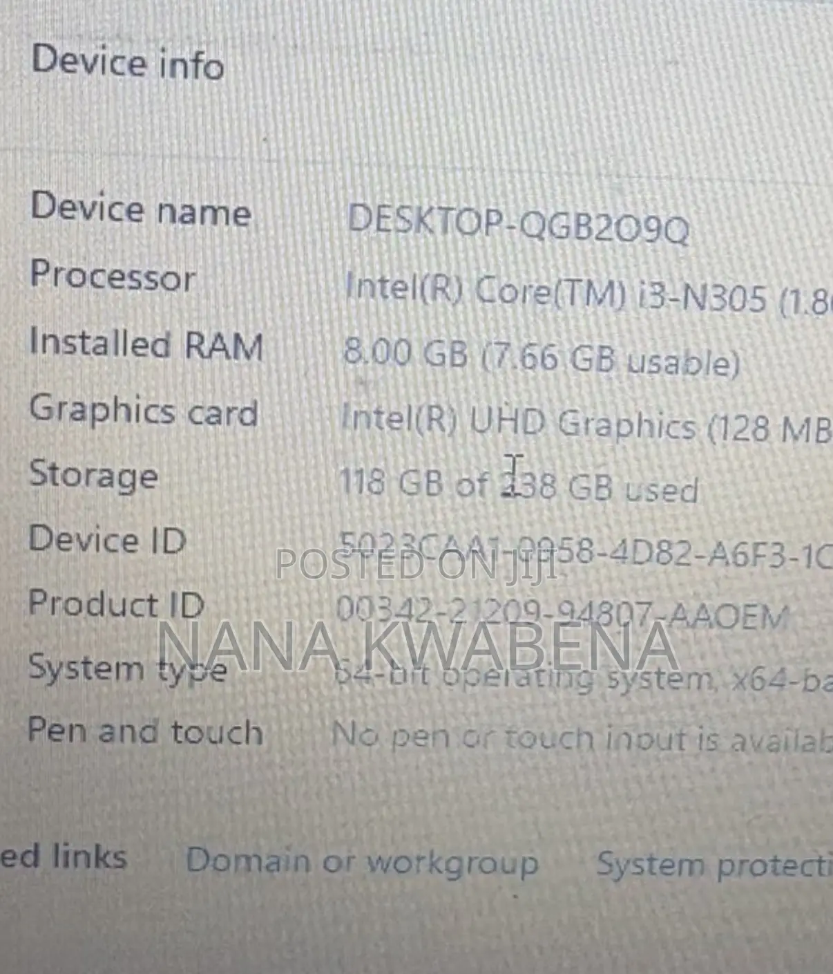 Laptop HP 14-ep0063 8GB Intel Core i3 SSD 256GB