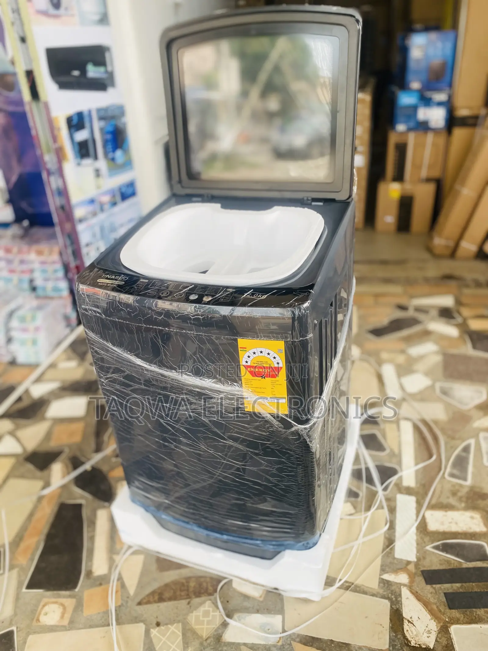 Nasco 12kg Top Load Full Automatic Washing Machine