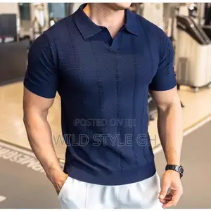 Classy Slimfit Knitted Polo Shirt