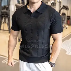 Classy Slimfit Knitted Polo Shirt