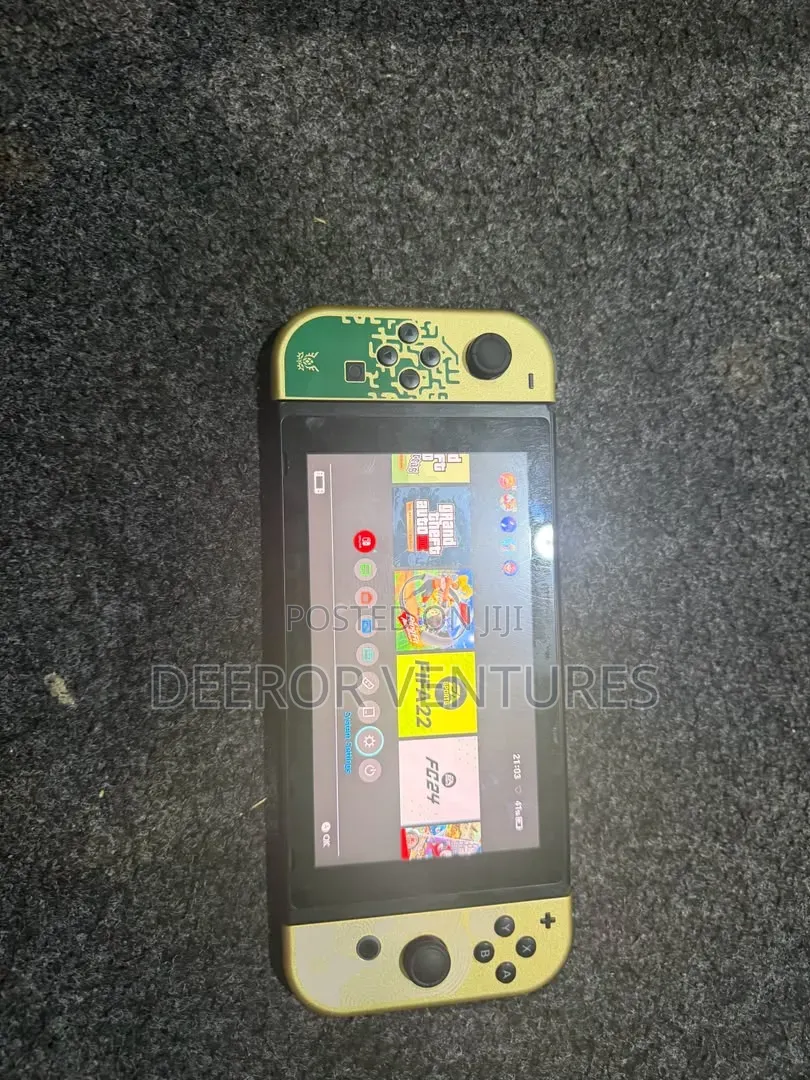 Nintendo Switch With 3 Online Games Installed