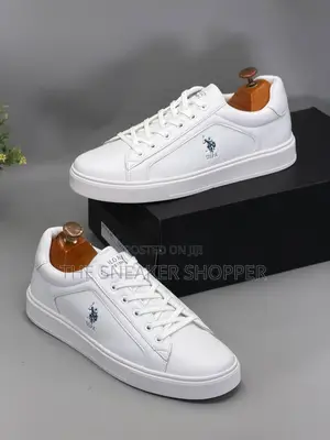 Ralph Polo Executive Sneakers All White