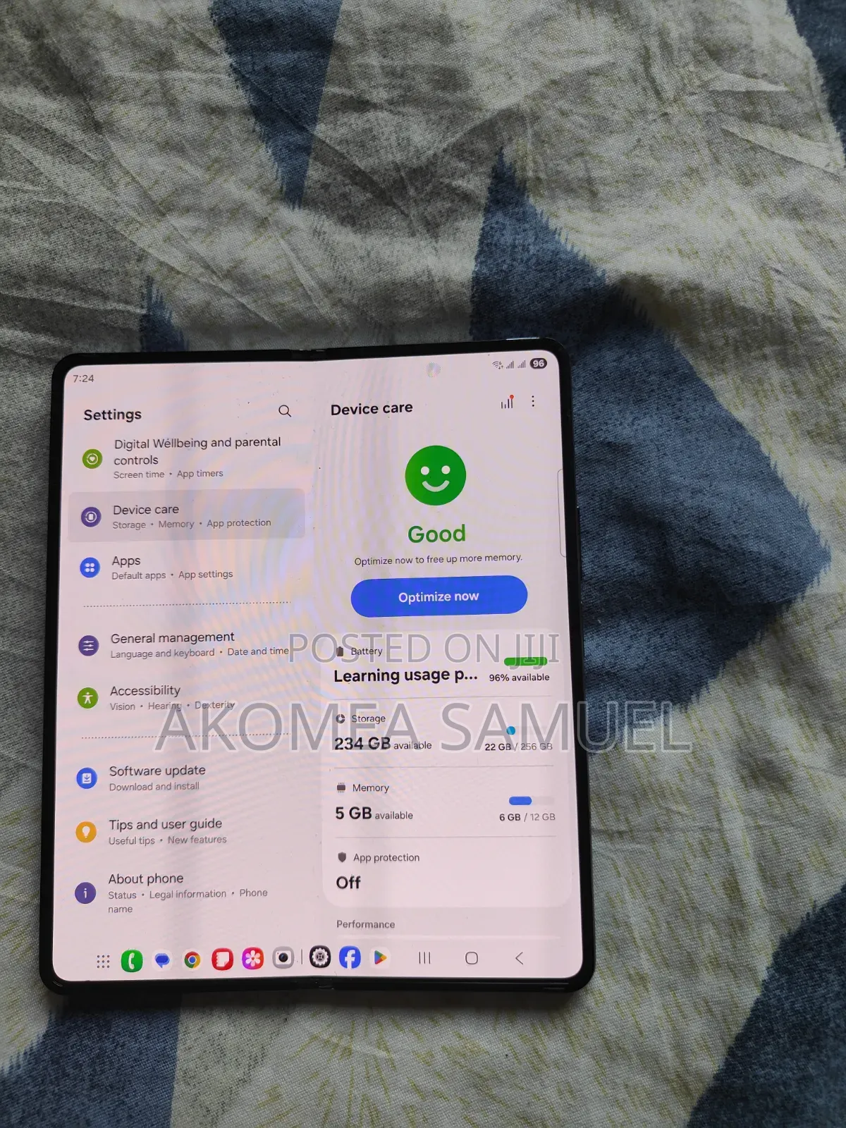 Samsung Galaxy Z Fold4 256 GB Black