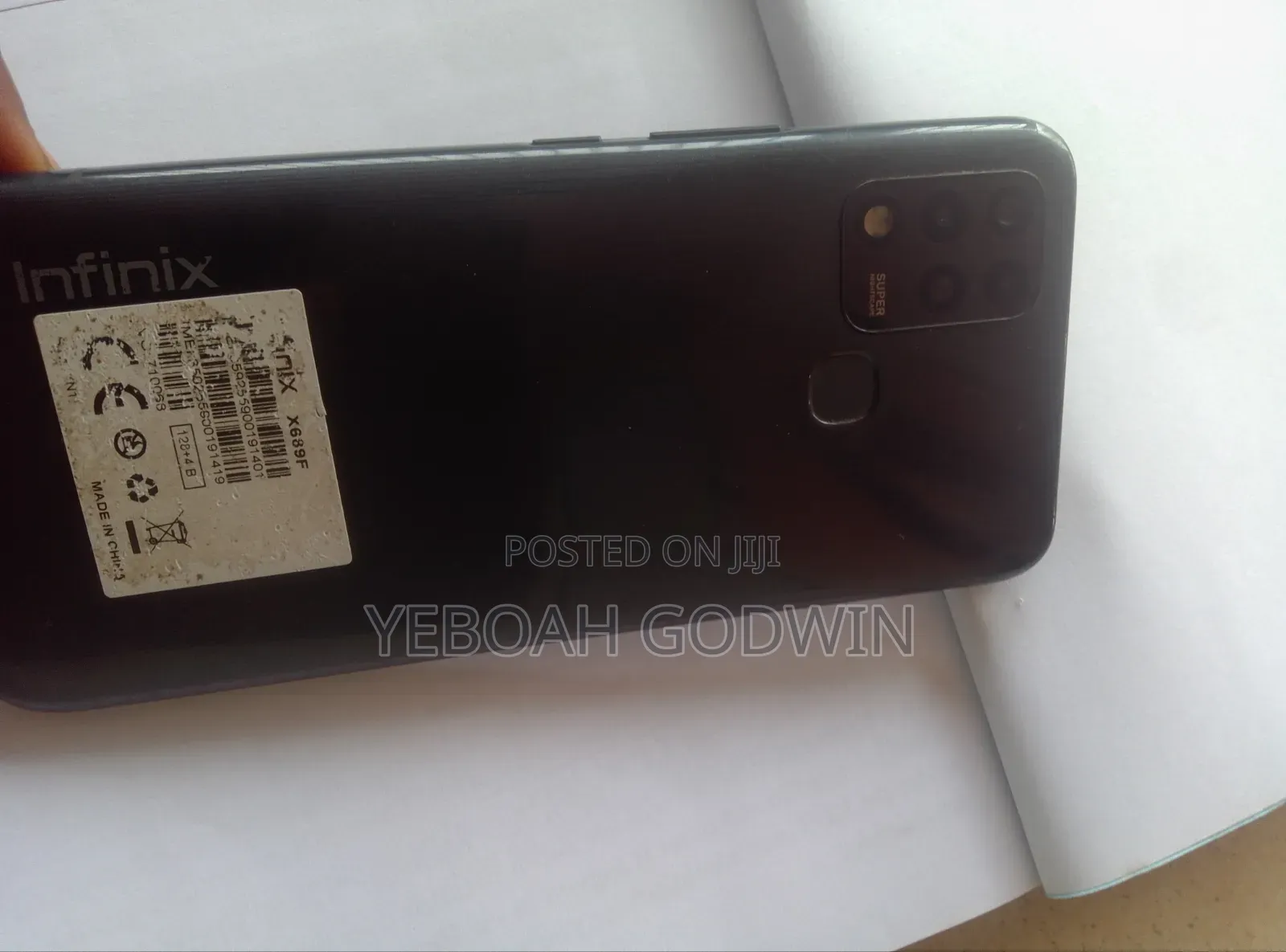 Infinix Hot 10 128 GB Black