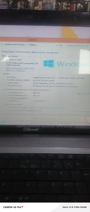 Laptop Evoo EG-LP5-BK 4GB Intel Celeron HDD 250GB