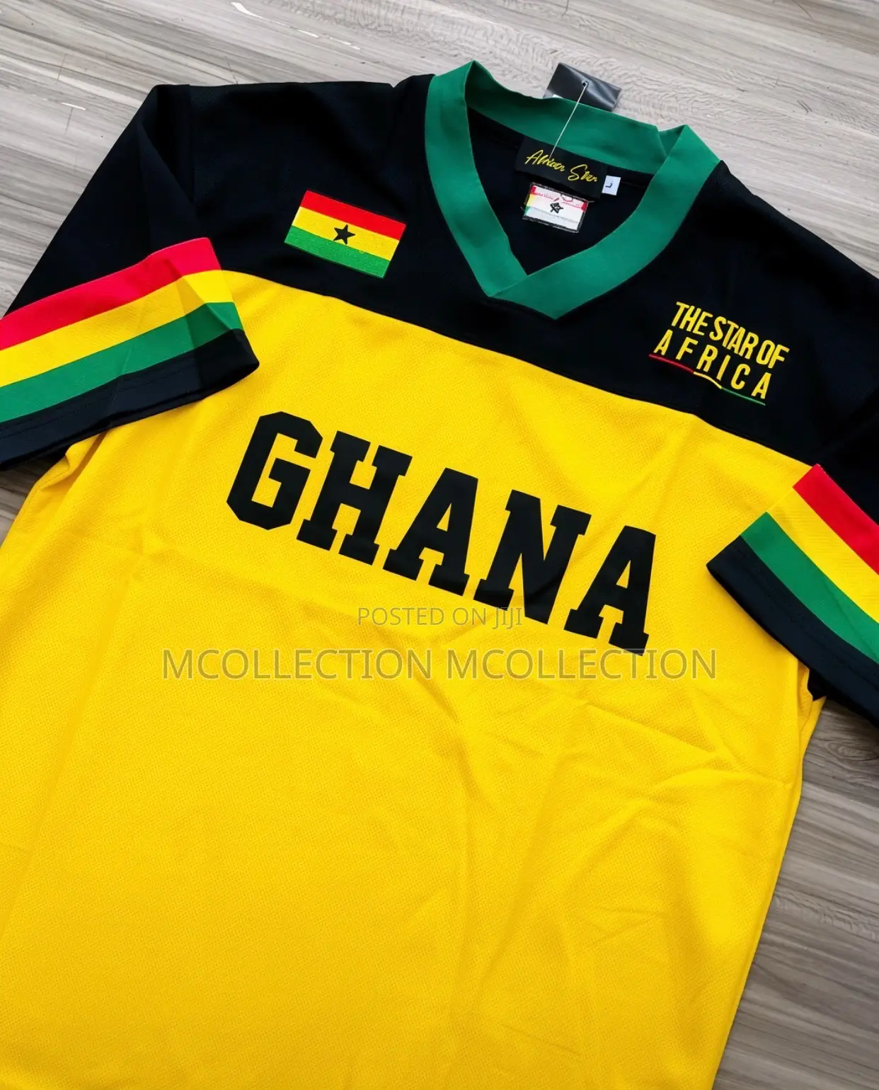 Ghana Jersey Thick Fabric