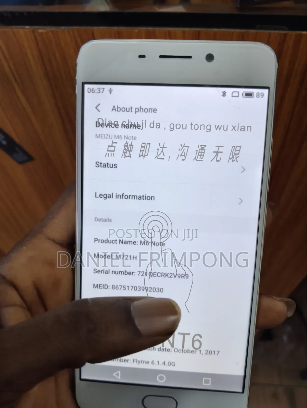 Meizu M6 Note 64 GB Silver