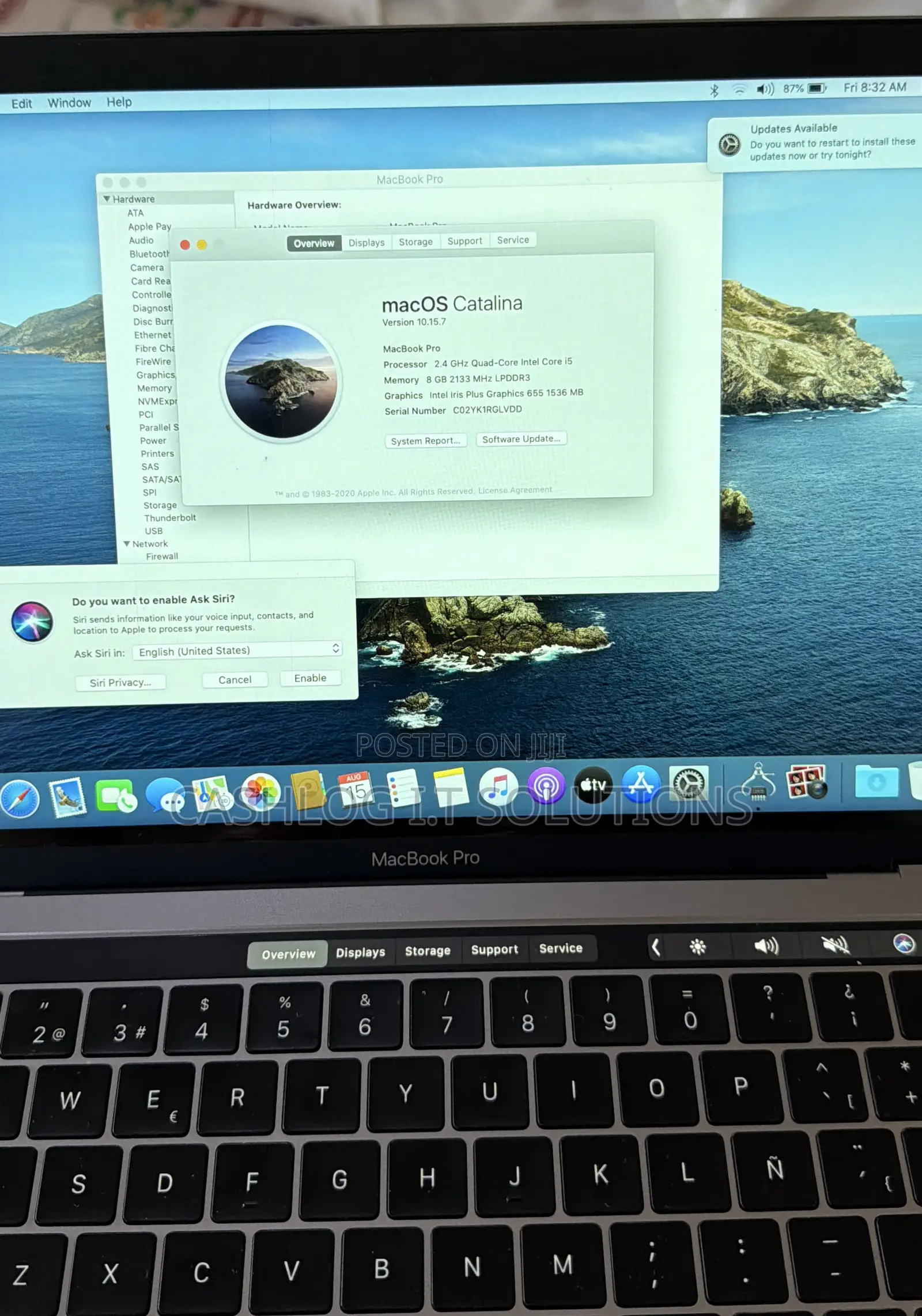 Laptop Apple MacBook Pro 2018 8GB Intel Core i5 SSD 512GB