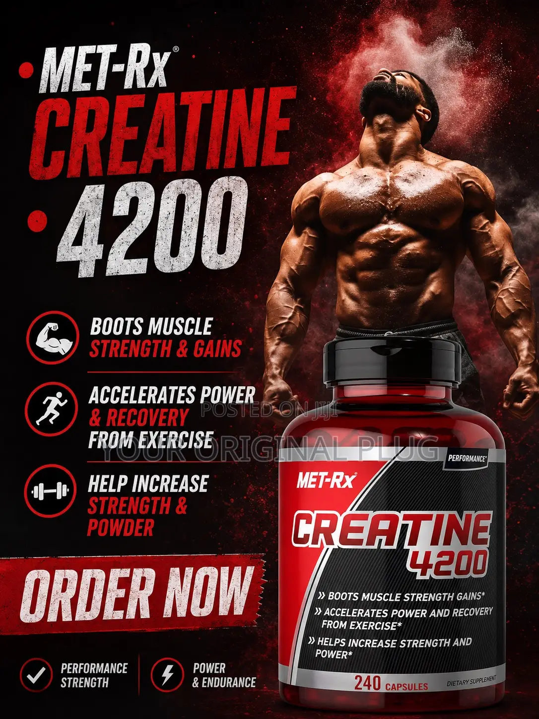 Creatine Pills (Met-rx Performance Creatine 4200)