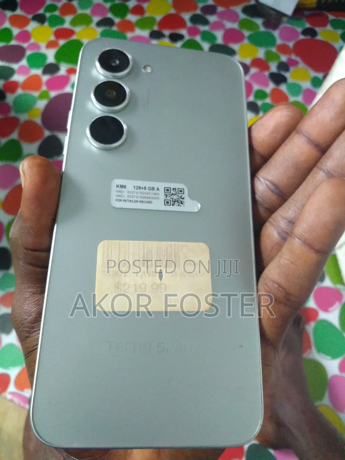 Tecno Spark 40 Pro 128 GB Silver
