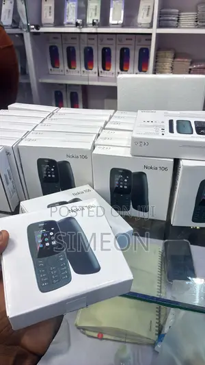 New Nokia 106 Black