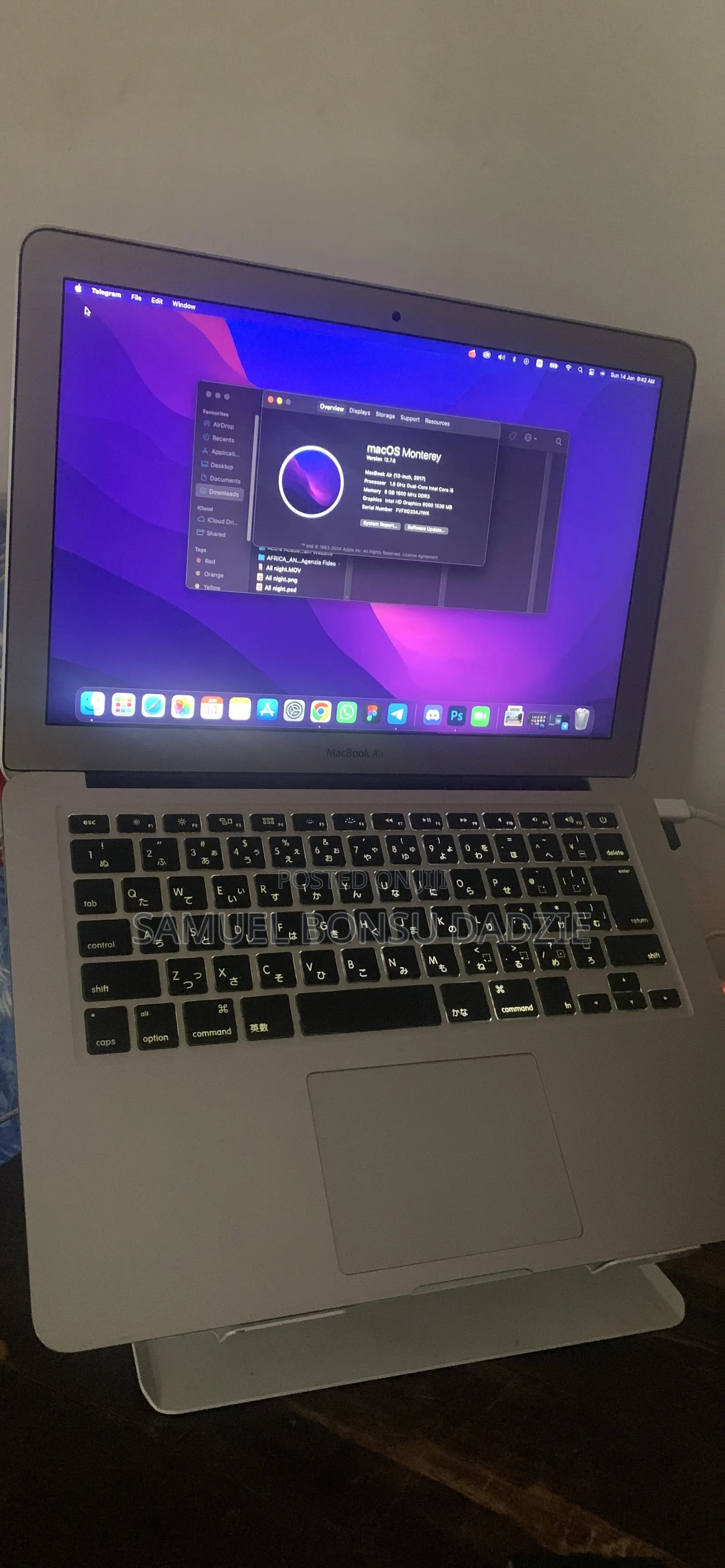 Laptop Apple MacBook Air 2017 8GB Intel Core i5 SSD 128GB