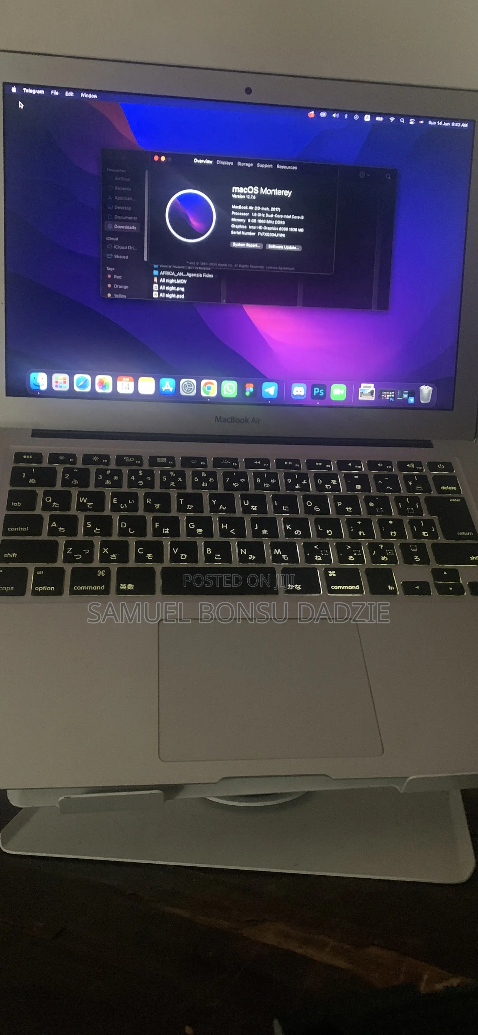 Laptop Apple MacBook Air 2017 8GB Intel Core i5 SSD 128GB