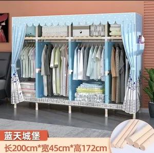Solid Wood Wardrobe. 100cm - 370, 200cm - 550