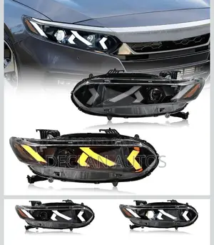 Full Led Headlights for Accord 10th Gen 2018-2022 Lambo Style