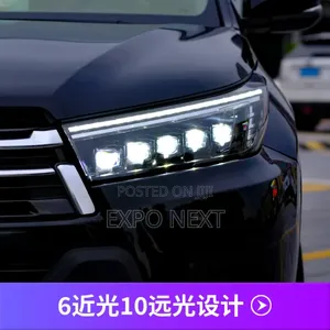 Toyota Highlander 2008-2012 Led Headlight Abs Plastic