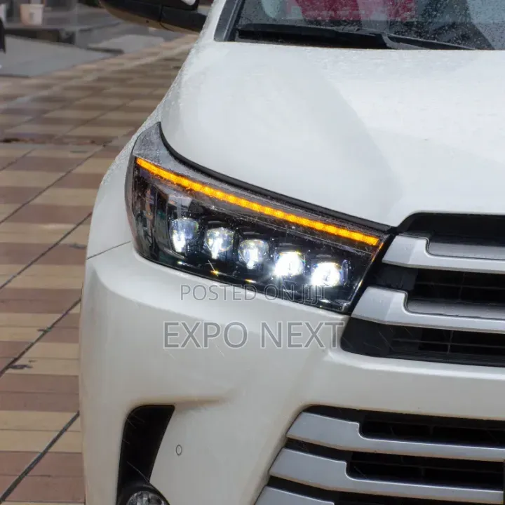 Toyota Highlander 2008-2012 Led Headlight Abs Plastic