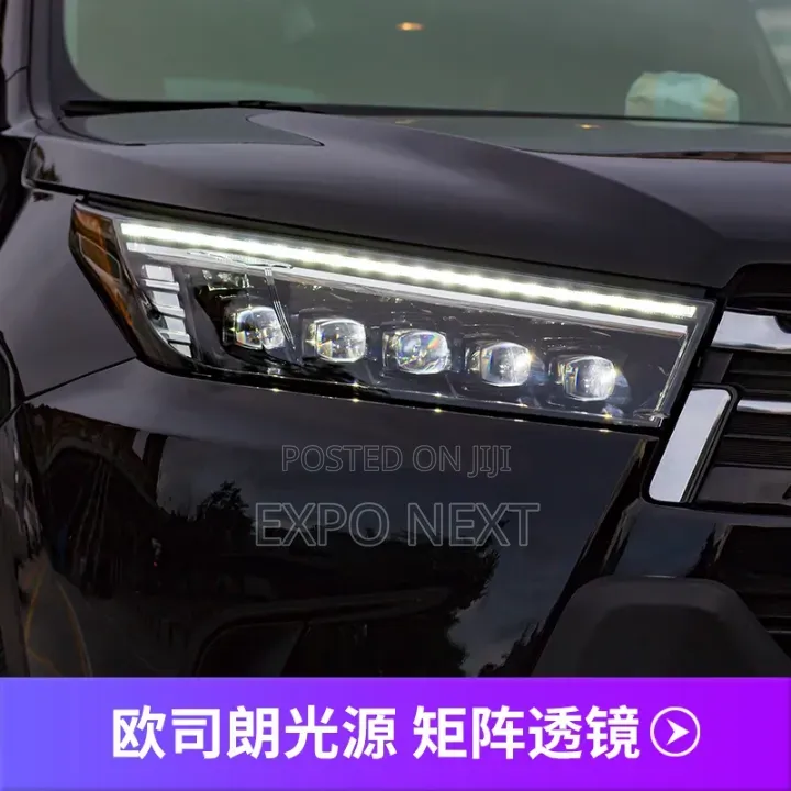 Toyota Highlander 2008-2012 Led Headlight Abs Plastic