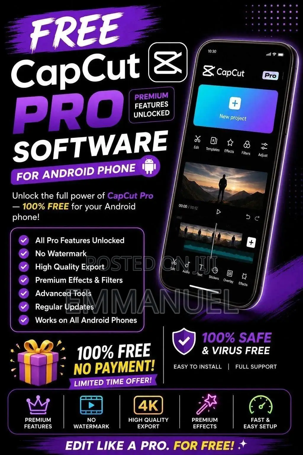 Free Capcut Pro App For Android Phone