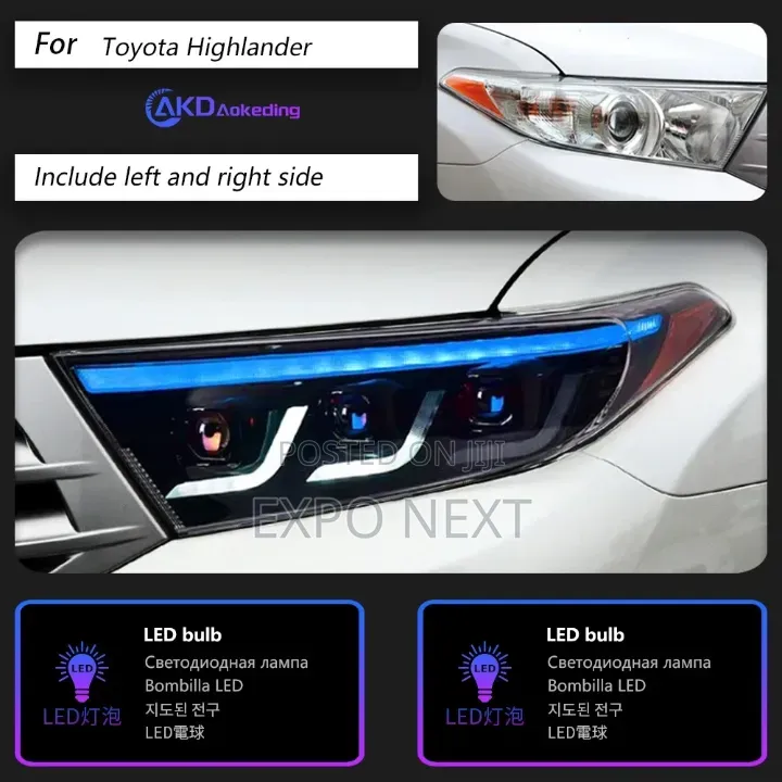 Toyota Highlander 2012-2014 Led Headlight